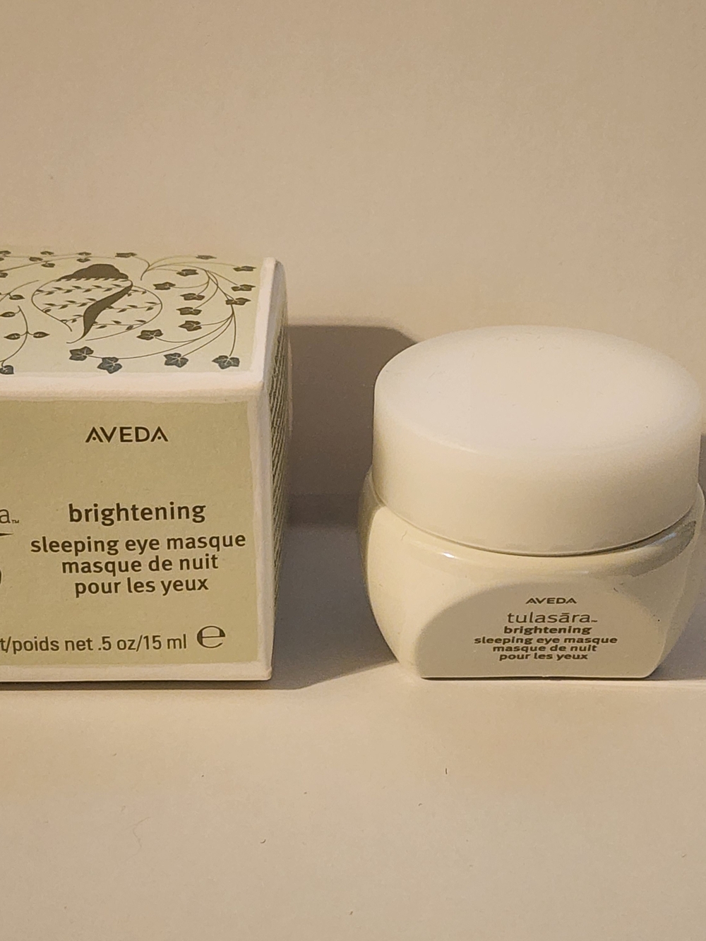 AVEDA Tulasara Brightening Sleeping Eye Masque 0.5 Oz 15 Ml
